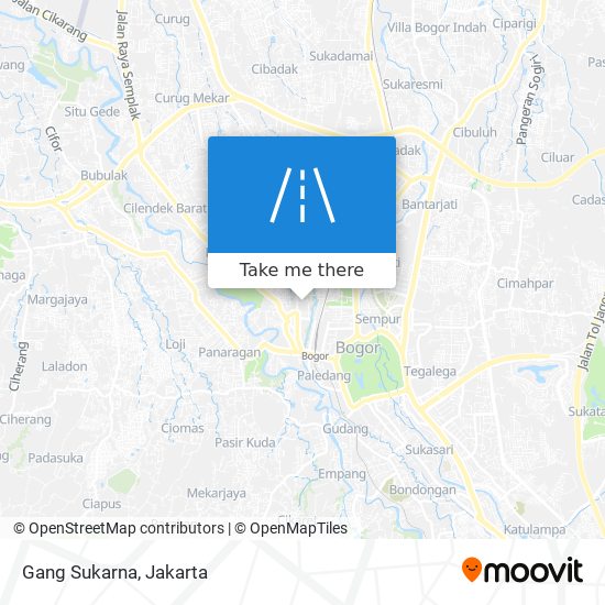 Gang Sukarna map