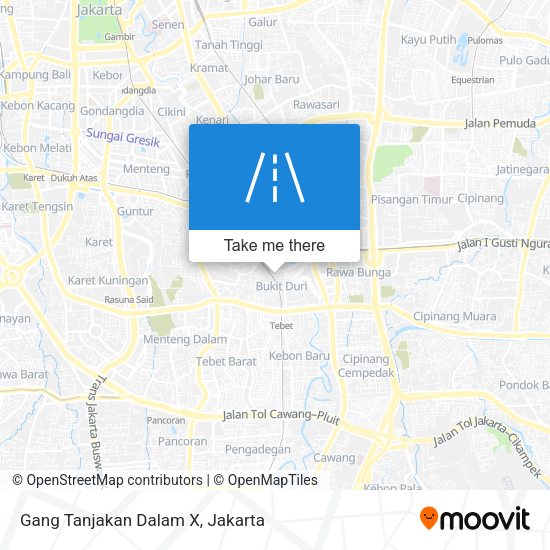 Gang Tanjakan Dalam X map