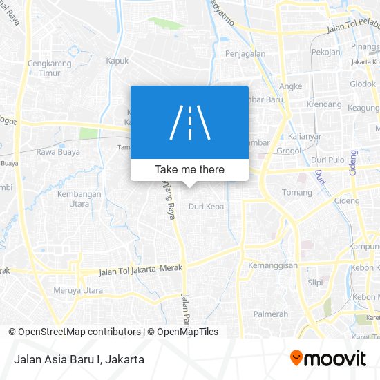 Jalan Asia Baru I map