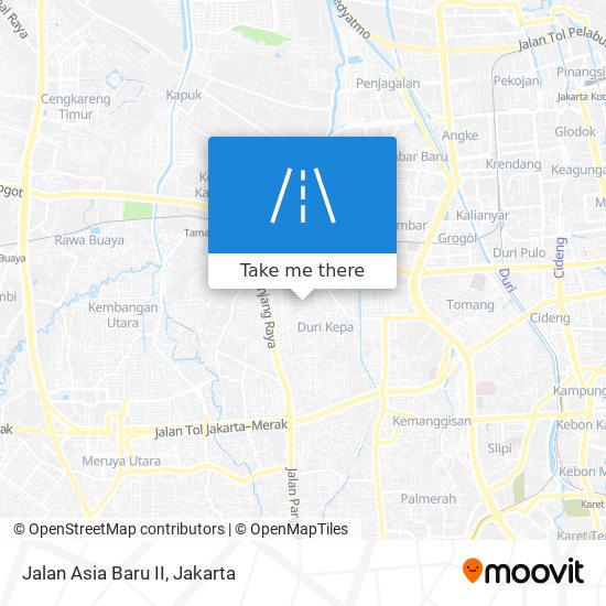 Jalan Asia Baru II map