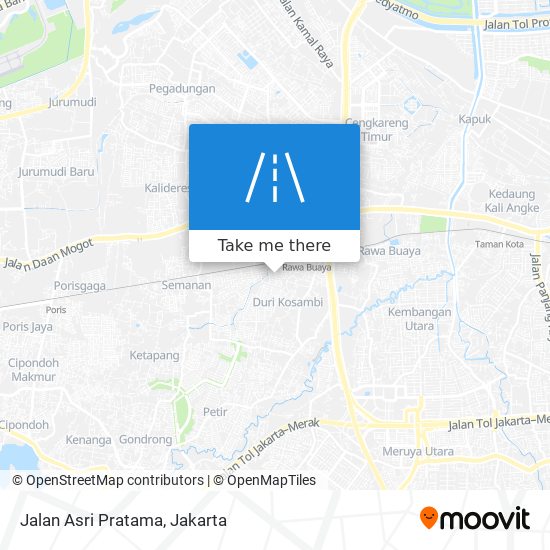 Jalan Asri Pratama map