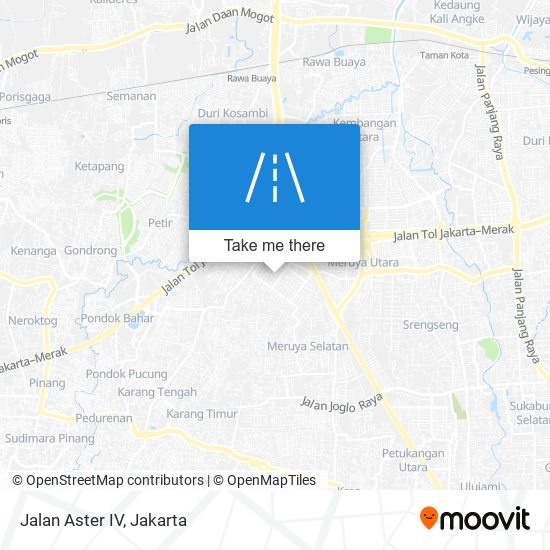 Jalan Aster IV map