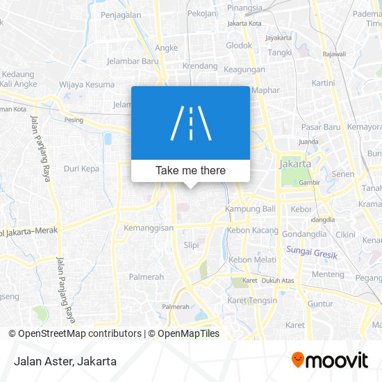 Jalan Aster map