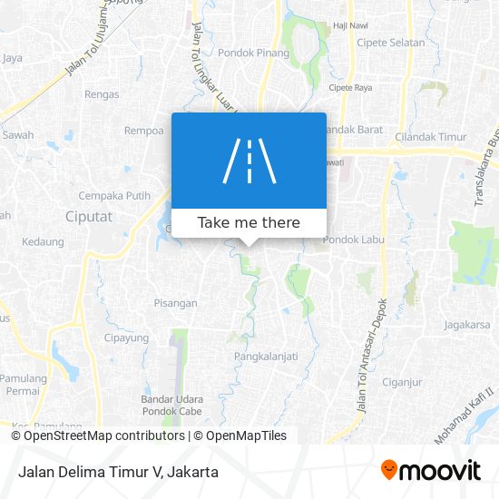 Jalan Delima Timur V map