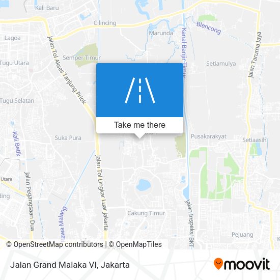 Jalan Grand Malaka VI map