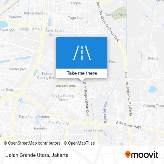 Jalan Grande Utara map