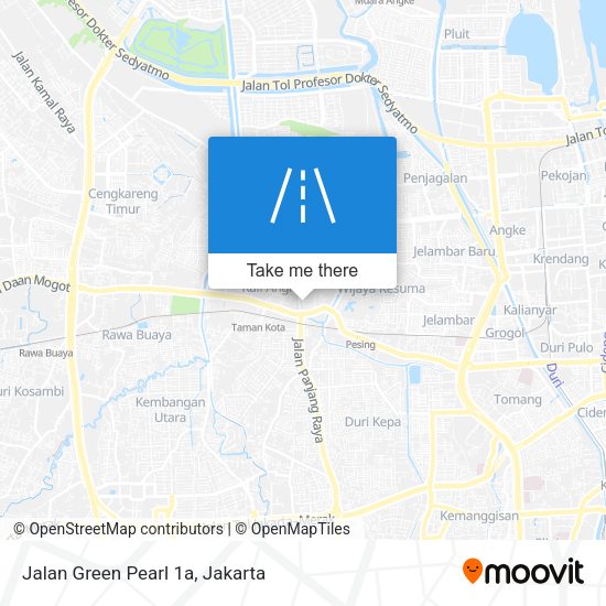 Jalan Green Pearl 1a map