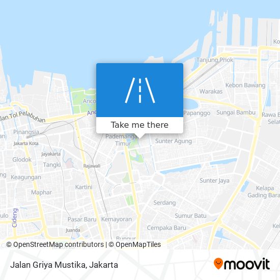 Jalan Griya Mustika map