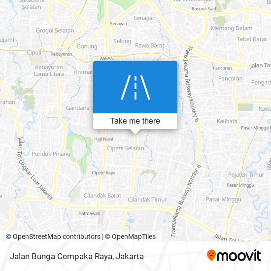 Jalan Bunga Cempaka Raya map