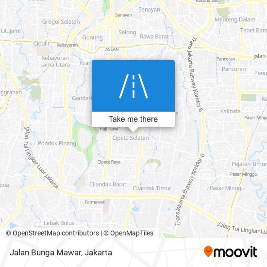 Jalan Bunga Mawar map