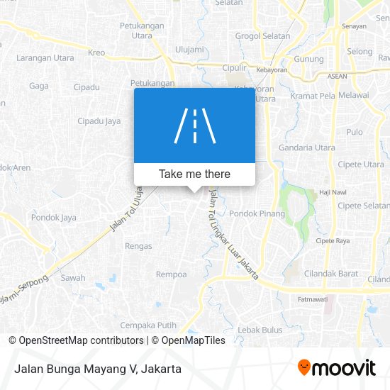Jalan Bunga Mayang V map