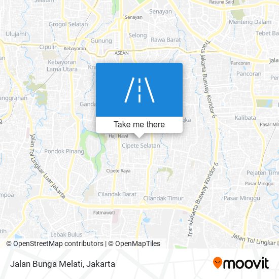 Jalan Bunga Melati map