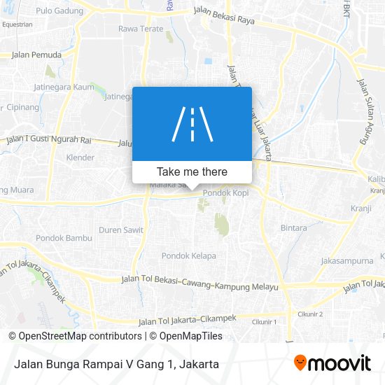 Jalan Bunga Rampai V Gang 1 map