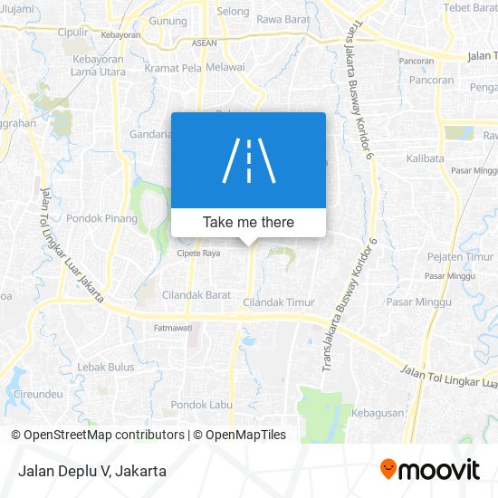 Jalan Deplu V map