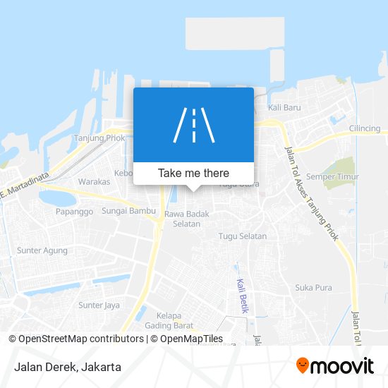 Jalan Derek map