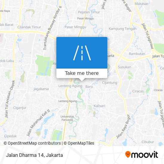 Jalan Dharma 14 map