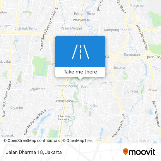 Jalan Dharma 18 map