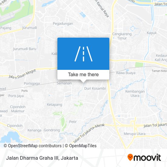 Jalan Dharma Graha III map