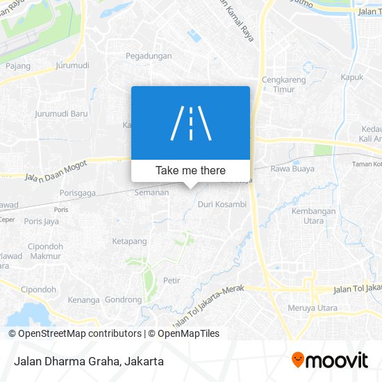 Jalan Dharma Graha map