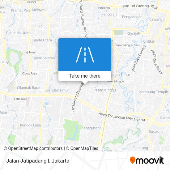 Jalan Jatipadang I map