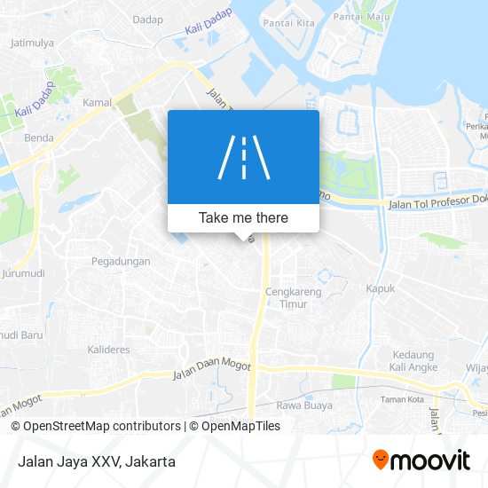 Jalan Jaya XXV map