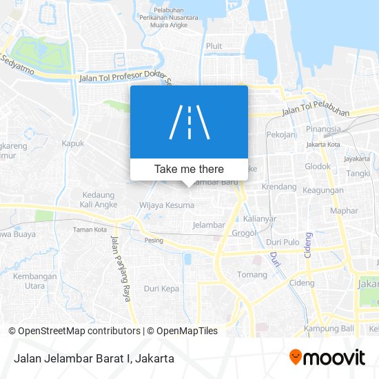 Jalan Jelambar Barat I map