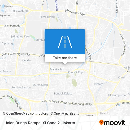 Jalan Bunga Rampai XI Gang 2 map