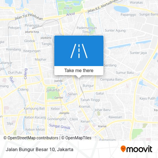 Jalan Bungur Besar 10 map