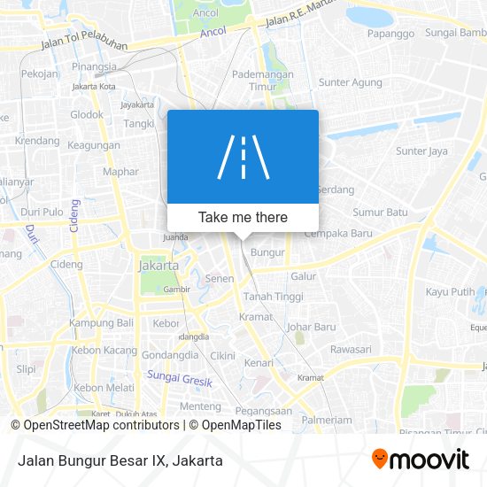 Jalan Bungur Besar IX map