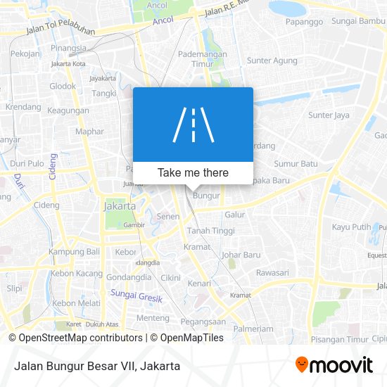 Jalan Bungur Besar VII map