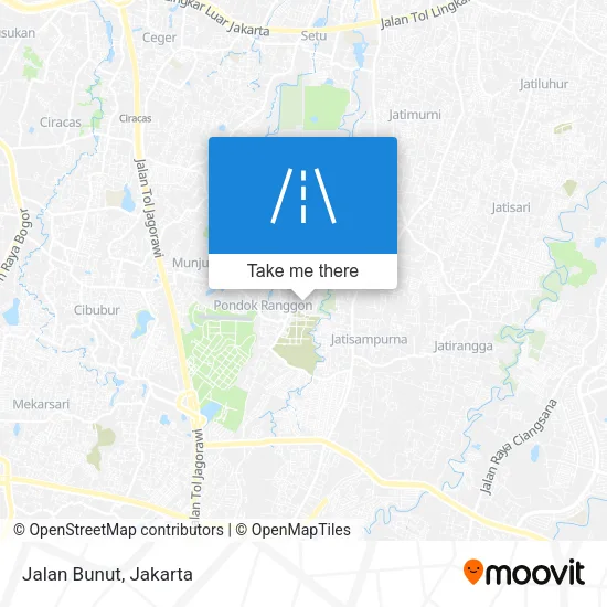 Jalan Bunut map