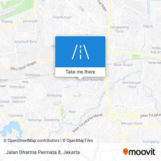 Jalan Dharma Permata 8 map