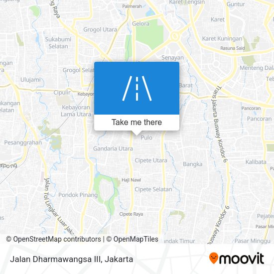 Jalan Dharmawangsa III map