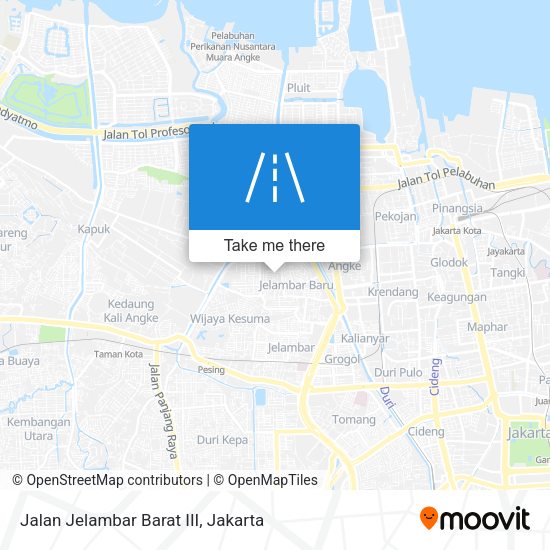 Jalan Jelambar Barat III map