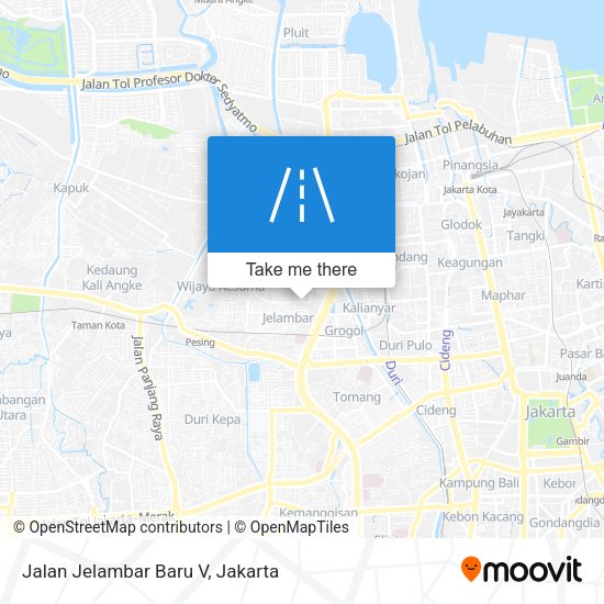 Jalan Jelambar Baru V map