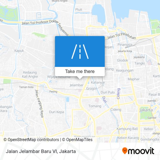 Jalan Jelambar Baru VI map