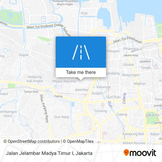 Jalan Jelambar Madya Timur I map