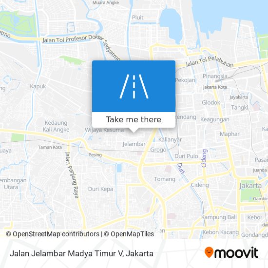 Jalan Jelambar Madya Timur V map