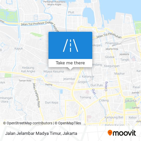 Jalan Jelambar Madya Timur map