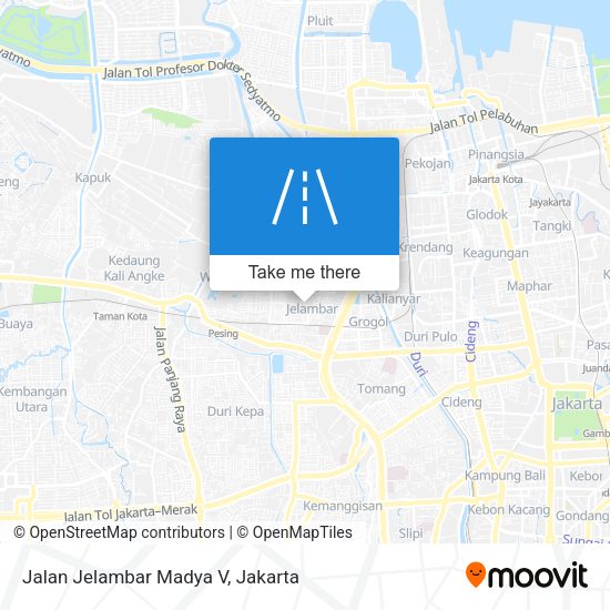 Jalan Jelambar Madya V map
