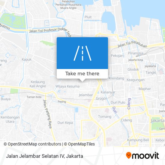 Jalan Jelambar Selatan IV map