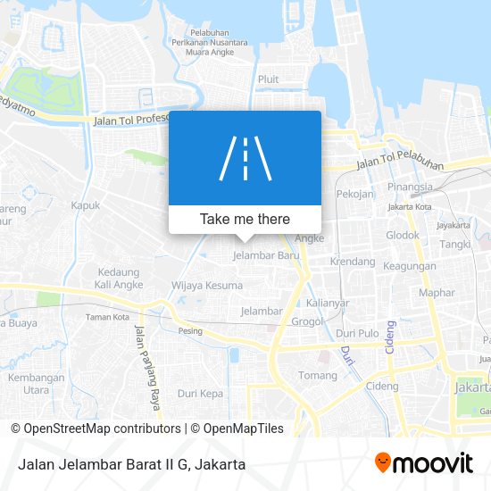 Jalan Jelambar Barat II G map