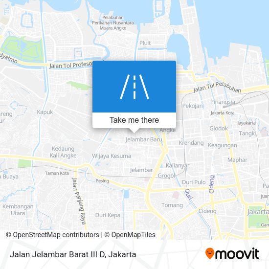 Jalan Jelambar Barat III D map