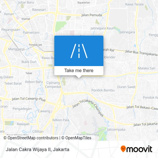 Jalan Cakra Wijaya II map