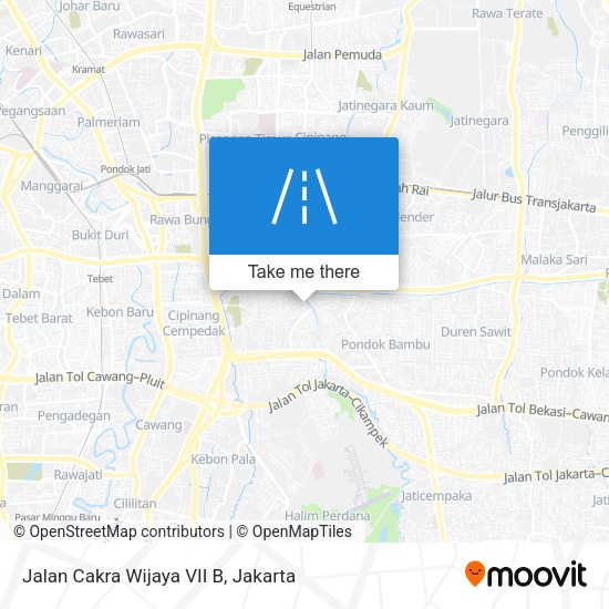 Jalan Cakra Wijaya VII B map