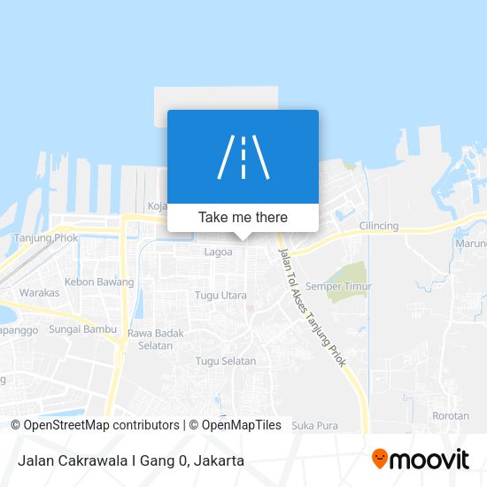 Jalan Cakrawala I Gang 0 map