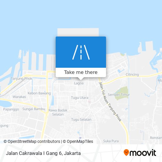 Jalan Cakrawala I Gang 6 map