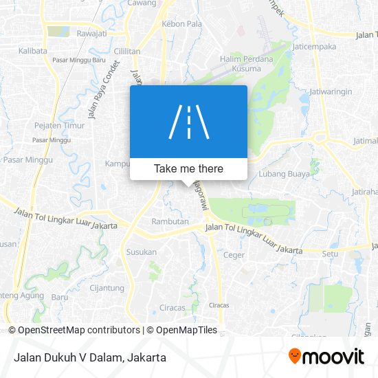 Jalan Dukuh V Dalam map