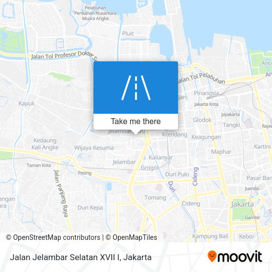Jalan Jelambar Selatan XVII I map