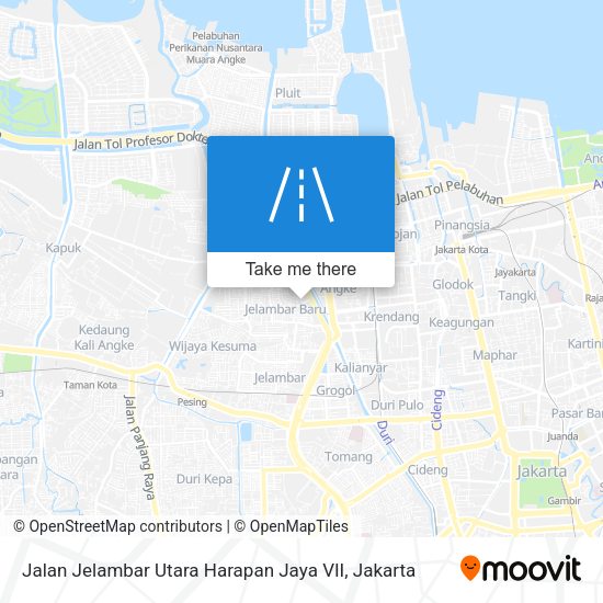 Jalan Jelambar Utara Harapan Jaya VII map